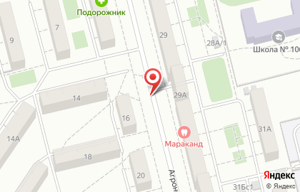 Свердловский областной противотуберкулезный диспансер на Агрономической улице на карте