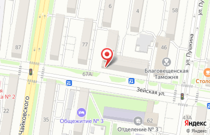 Салон-парикмахерская Восторг на Зейской улице на карте