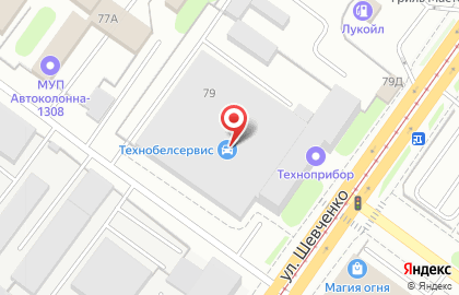 Хостел Pioner на улице Шевченко на карте