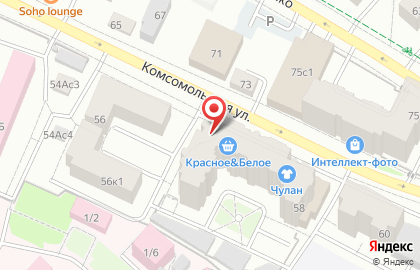 Магазин Цветочный склад-магазин на Комсомольской на карте