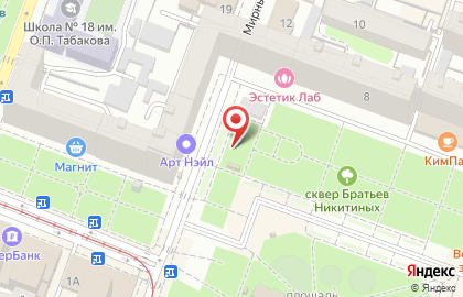 Михайловская курочка в Фрунзенском районе на карте