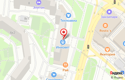 Техноцентр в Москве на карте