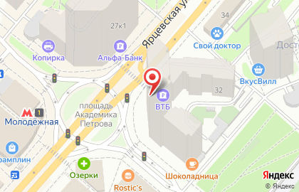 Ортопедический салон ОРТЕКА на Ярцевской улице на карте