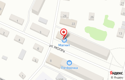 Супермаркет Магнит в Кирове на карте