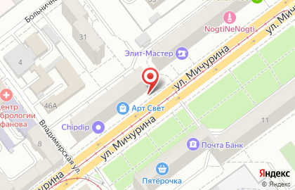 Emex в Октябрьском районе на карте