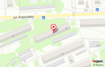 Мясной магазин Мясное подворье на улице Королева, 28 на карте