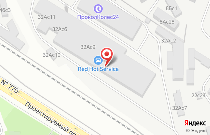 Автосервис Red Hot Service на Стахановской улице на карте