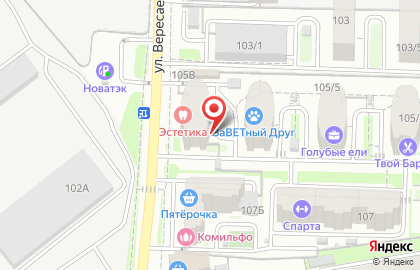 Жилой комплекс Голубые ели в Ростове-на-Дону на карте