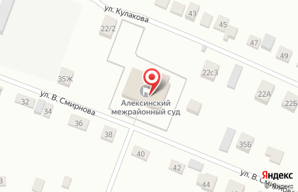 Алексинский городской суд на карте
