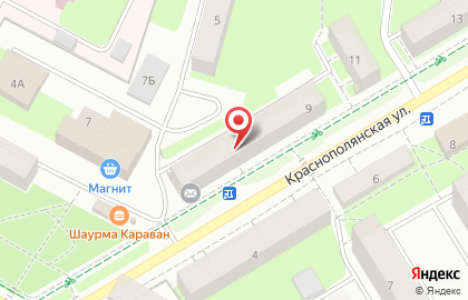 Сеть фирменных офисов продаж СтеклоДом на Краснополянской улице на карте