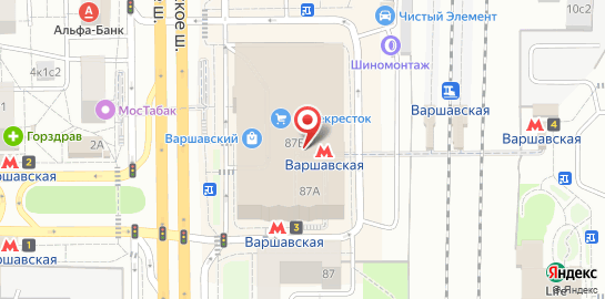 Центр зрения Кеплер на Варшавском шоссе на карте