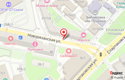 Дары Дона на Новорязанской улице на карте