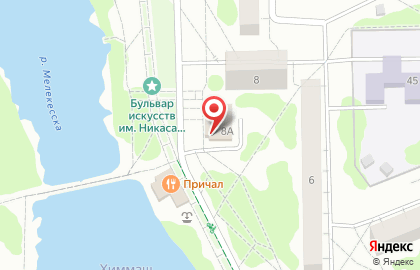 Ладья на улице Лермонтова на карте
