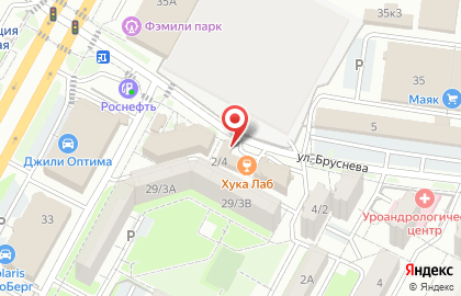 Магазин Колорит на улице Бруснева на карте