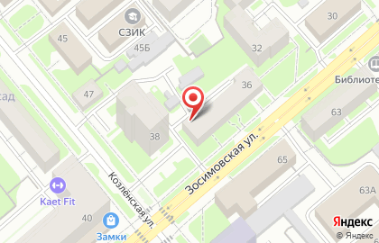 Утилизирующая компания Эколайн на Зосимовской улице на карте