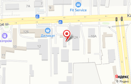 Автосервис Mustang во Владикавказе на карте