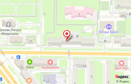 Торгово-монтажная компания Эко-Сити в Центральном районе на карте