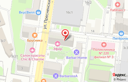 Фармакс, ООО на улице Пресненский Вал на карте