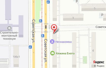 Продуктовый магазин Малина в Правобережном районе на карте