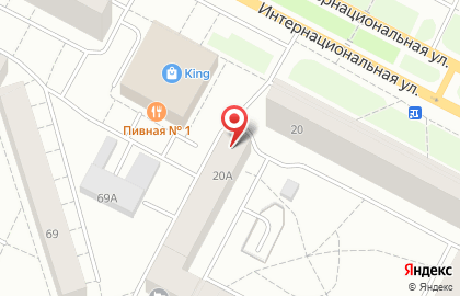 Магазин Школьный мир на Интернациональной улице на карте