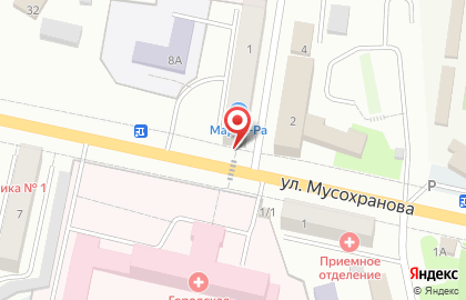 Аптека Мир медицины в Ленинск-Кузнецком на карте