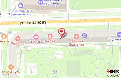 Во!Ва! на Московской на карте