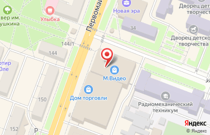 Магазин ювелирных изделий Диамант на Первомайской улице, 113 на карте