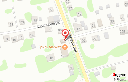 Киоск по продаже фастфудной продукции Grill-market в Октябрьском районе на карте