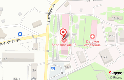 Поликлиника на Парковой улице на карте