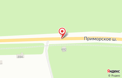 Банкомат, Банк Санкт-Петербург, ОАО, Курортный район на Приморском шоссе на карте