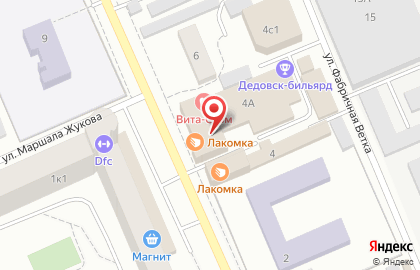 Служба доставки и логистики Сдэк на улице Победы на карте
