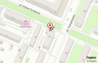 Карамель в переулке Тимирязева на карте