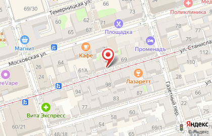 Комиссионный ювелирный магазин Комиссионный ювелирный магазин на улице Станиславского на карте