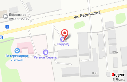 Автостоянка Березка в Боровске на карте