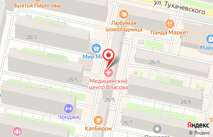Магазин разливного пива Пивзавод на улице Тухачевского на карте