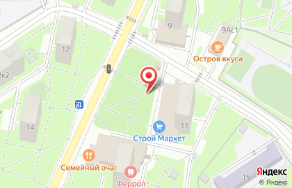 Приоритет на Шоссейной улице на карте