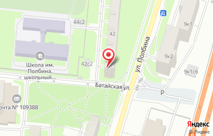 ОДС Жилищник района Печатники на улице Полбина, 42 на карте