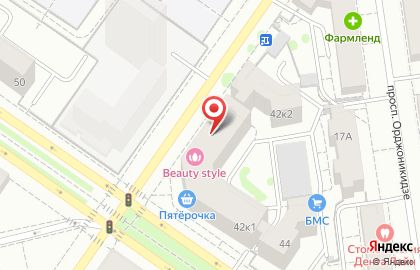 СМП Банк, АО в Орджоникидзевском районе на карте