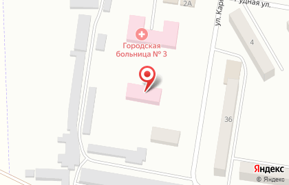 Сызранская городская больница №3 на Рудной улице на карте