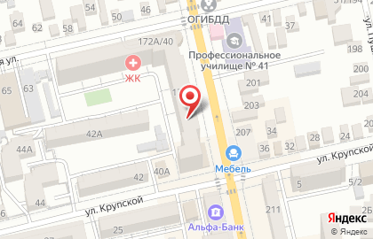 Комитет по управлению имуществом г. Батайска на карте