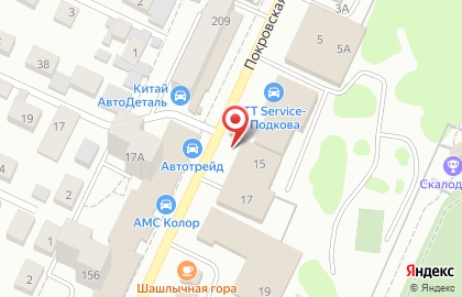 Автокомплекс makk. Автомагазин. Сервис на Покровской улице на карте