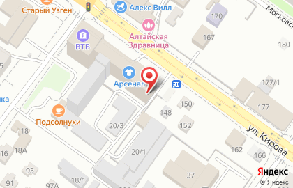 Банк Русский Стандарт в Новосибирске на карте