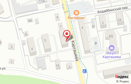 Салон стальных дверей MaxiDoors в Центральном районе на карте