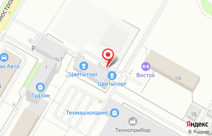 Салон цветов ЦВЕТЫторг на проезде Машиностроителей на карте