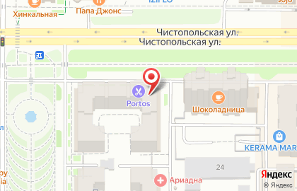 Салон дверей Rada Doors в Ново-Савиновском районе на карте