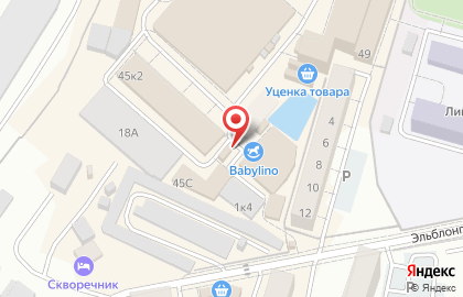 Магазин Маслобаза Калининградская на Полоцкой улице на карте