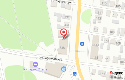 Сеть минимаркетов Магнит на улице Азина на карте