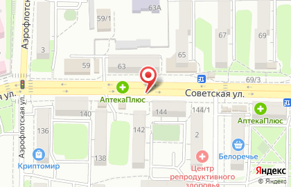ООО ИКБ Совкомбанк на Советской улице на карте