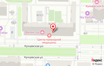 Благотворительный фонд Сердца Наших Детей на Кунцевской улице на карте
