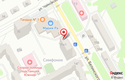 ТЦ Юбилейный в Центральном районе на карте
